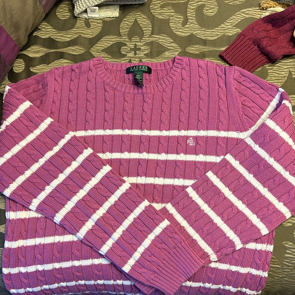 Lauren Ralph Lauren cable knit sweater